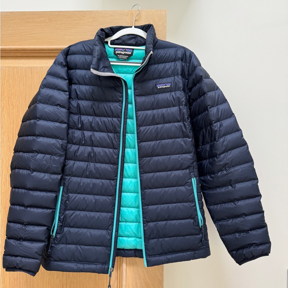 Patagonia Women’s Down Jacket XL - Navy Blue Epic Blue